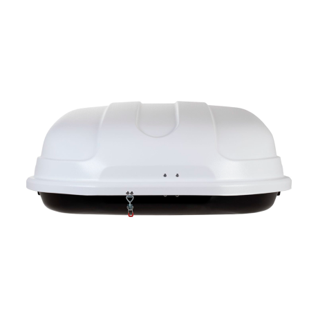 Автобокс YUAGO Pragmatic (тиснение) (EuroLock), белый, 410 л купить недорого с доставкой в Абакан