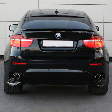 Клыки на задний бампер "GT" для BMW X6 купить недорого с доставкой в Абакан