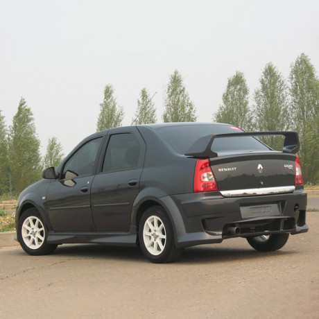 Накладки на пороги "Power DM" для Renault Logan (фаза 2) купить недорого с доставкой в Абакан