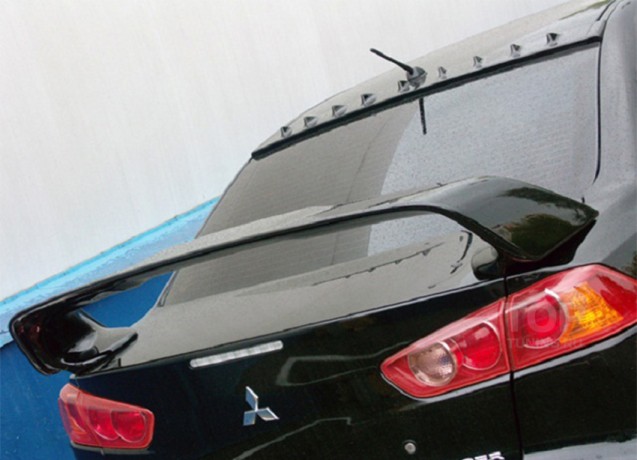 Козырек на заднее стекло с 9 зубьями для Mitsubishi Lancer X (2007-2016) купить недорого с доставкой в Абакан