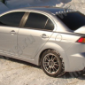 Козырек на заднее стекло с 9 зубьями для Mitsubishi Lancer X (2007-2016) купить недорого с доставкой в Абакан