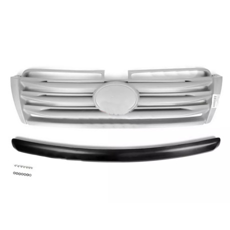 Решетка радиатора (под камеру) в стиле "Elford" var №1 для Toyota Land Cruiser 150 Prado (2009-2014) купить недорого с доставкой в Абакан