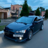 Подиум номера "EVO" №1 (прямой, гладкий, дорестайлинг) для Mitsubishi Lancer 10 (2007-2010) купить недорого с доставкой в Абакан