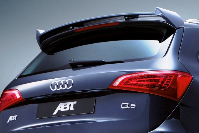 Спойлер (АнтиКрыло) (в комплекте с эмблемой ABT) в стиле "ABT" для Audi Q5 (2008-2012) купить недорого с доставкой в Абакан