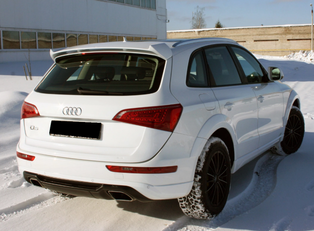 Спойлер (АнтиКрыло) (в комплекте с эмблемой ABT) в стиле "ABT" для Audi Q5 (2008-2012) купить недорого с доставкой в Абакан