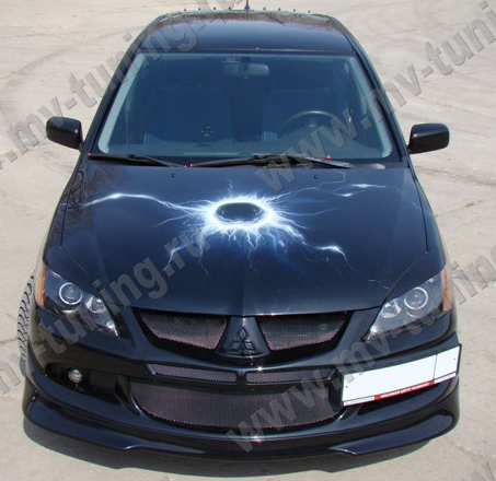 Крепление гос. номера в стиле EVO для Mitsubishi Lancer IX (2003-2009) купить недорого с доставкой в Абакан