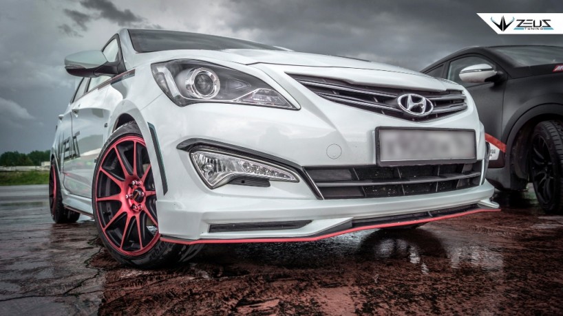 Аэродинамический обвес "ZEUS" Hyundai Solaris 2015-н.в. Рестайлинг купить недорого с доставкой в Абакан