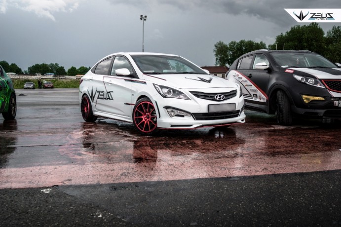 Аэродинамический обвес "ZEUS" Hyundai Solaris 2015-н.в. Рестайлинг купить недорого с доставкой в Абакан