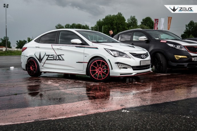 Аэродинамический обвес "ZEUS" Hyundai Solaris 2015-н.в. Рестайлинг купить недорого с доставкой в Абакан