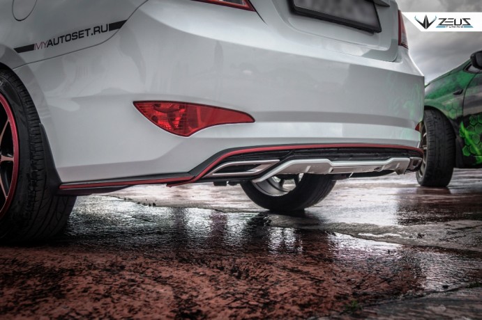 Аэродинамический обвес "ZEUS" Hyundai Solaris 2015-н.в. Рестайлинг купить недорого с доставкой в Абакан
