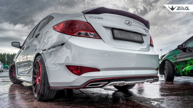 Аэродинамический обвес "ZEUS" Hyundai Solaris 2015-н.в. Рестайлинг купить недорого с доставкой в Абакан