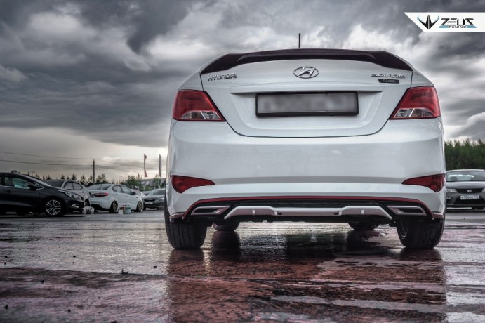 Аэродинамический обвес "ZEUS" Hyundai Solaris 2015-н.в. Рестайлинг купить недорого с доставкой в Абакан