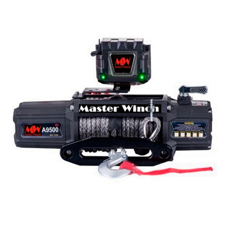 Автомобильная лебедка "Master Winch" А9500S, электрическая с синтетическим тросом, 12В купить недорого с доставкой в Абакан