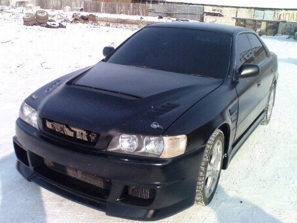 Капот пластиковый с жабрами "D-MAX" Toyota Chaser (100) купить недорого с доставкой в Абакан