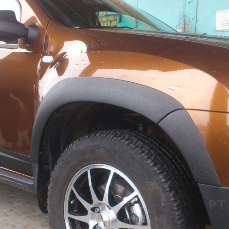 Накладки на крылья (8 шт) (ABS) RENAULT Duster (2016-2020 г.в.) купить недорого с доставкой в Абакан