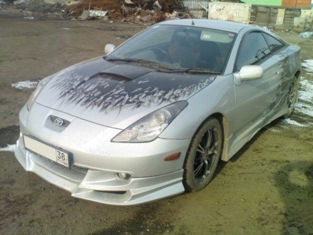 Накладки на пороги "Weilside" Toyota Celica (ZZT-230, ZZT-231) купить недорого с доставкой в Абакан