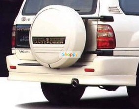 Накладки на задний бампер (сток) Toyota Land Cruiser 100 купить недорого с доставкой в Абакан
