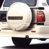 Накладки на задний бампер (сток) Toyota Land Cruiser 100 купить недорого с доставкой в Абакан