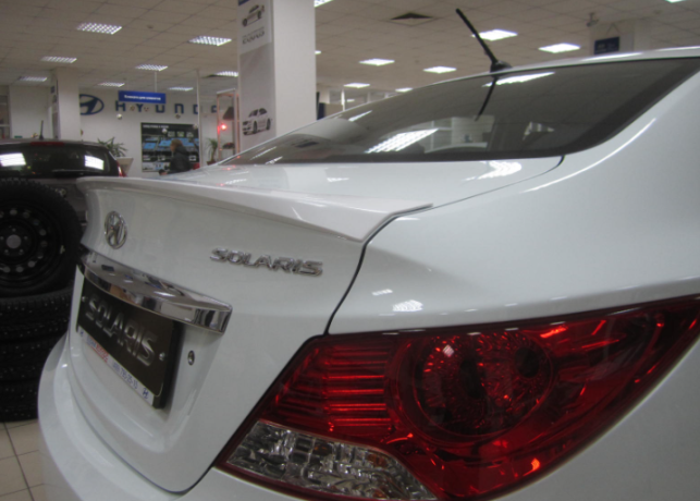 Лип-спойлер для Hyundai Solaris (2010-2016) купить недорого с доставкой в Абакан
