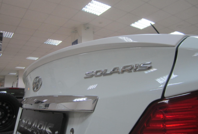 Лип-спойлер для Hyundai Solaris (2010-2016) купить недорого с доставкой в Абакан