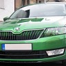 Спойлер переднего бампера (под покраску) для Skoda Rapid (2012-н.в.) купить недорого с доставкой в Абакан