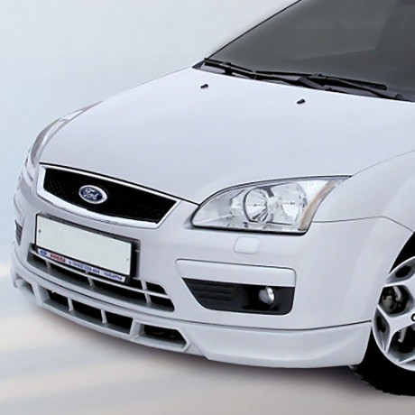 Накладка (юбка) переднего бампера "FT" для Ford Focus 2 (2004-2008) купить недорого с доставкой в Абакан